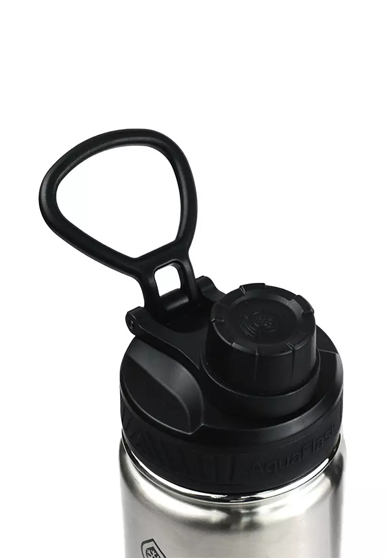 22oz Wide Mouth Water Bottle Silver Steel