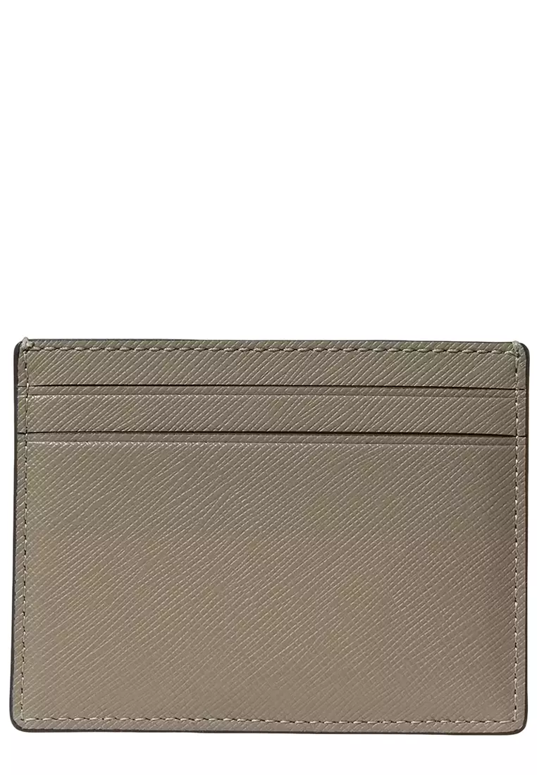 Small Slim Card Holder - Oyster Shell KN760
