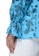 REPLAY green and blue REPLAY CHIFFON SHIRT WITH ALL-OVER PRINT B81ABAA5426197GS_6