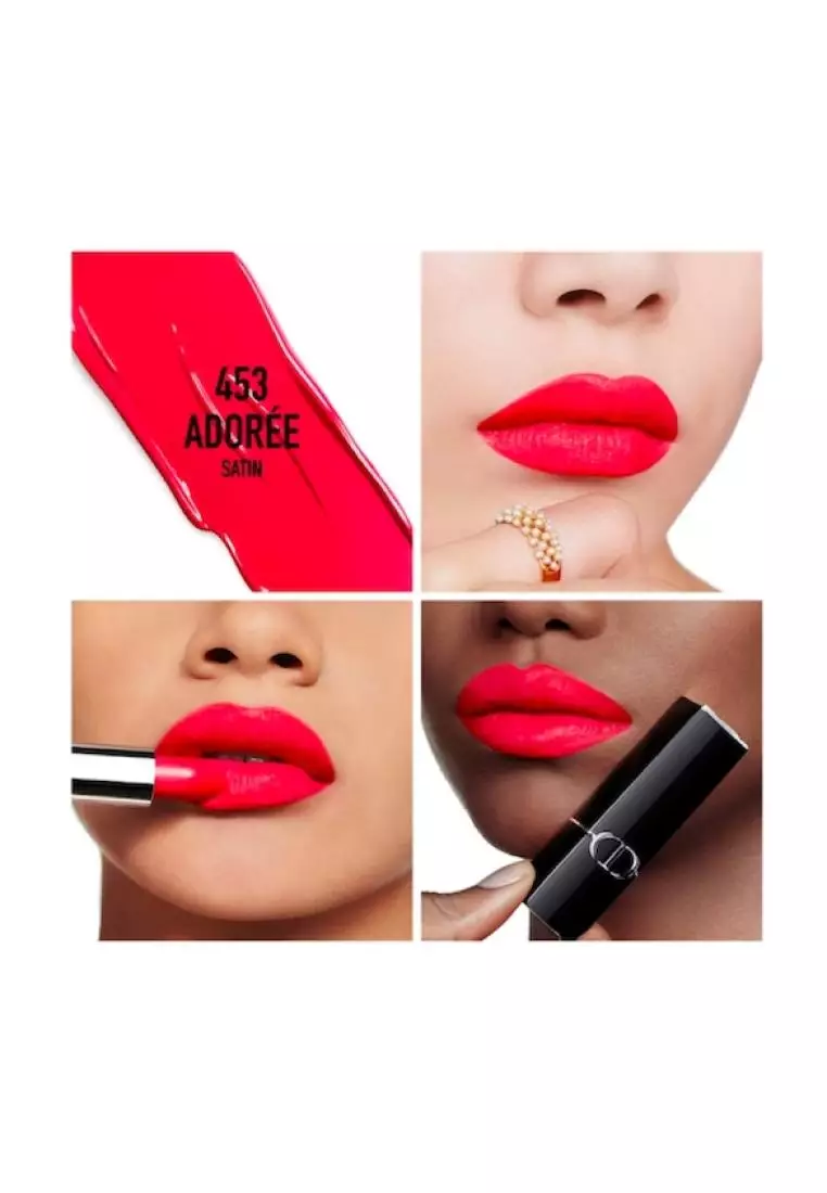 Dior Rogue Satin 453 Adorée Satin Finish