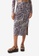 & Other Stories grey Printed Drawstring Midi Skirt 79976AA4E7F1D9GS_1