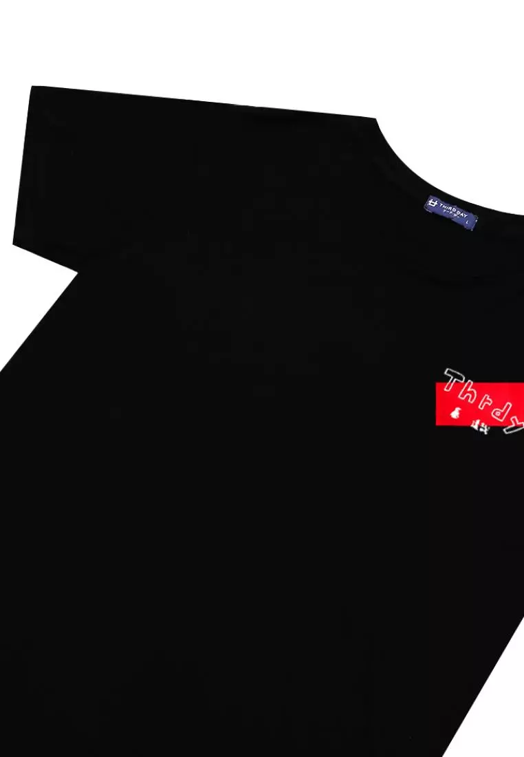 MTI27 Kaos Pria Distro Basketo Hata Hitam