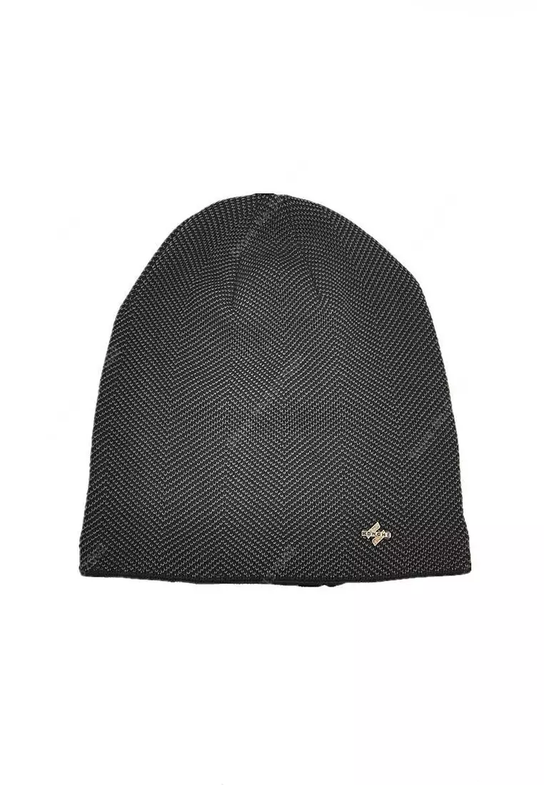 Tamirat Kupluk Unisex Winter Warm Beanie Hat Cycling Skiing Cap Casual Material Fabric ORIGINAL - Black