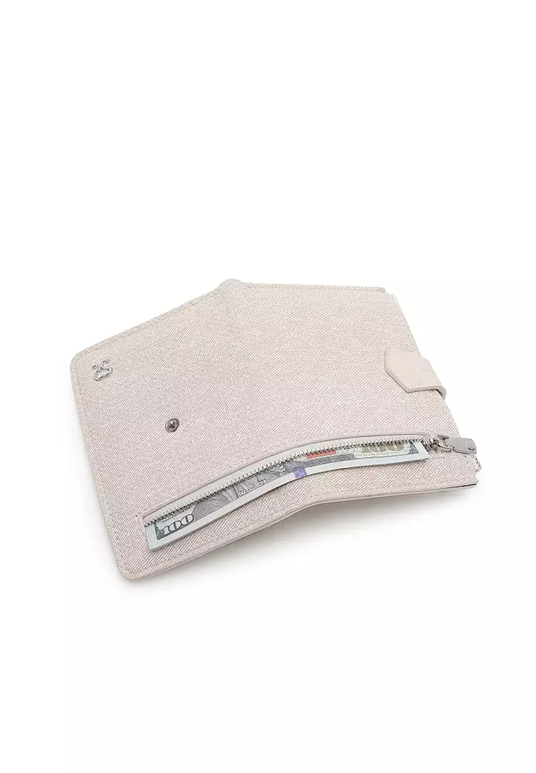 Women's Short Wallet / Purse - White