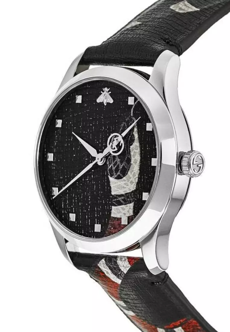 Jam Tangan Unisex Gucci Snake Black