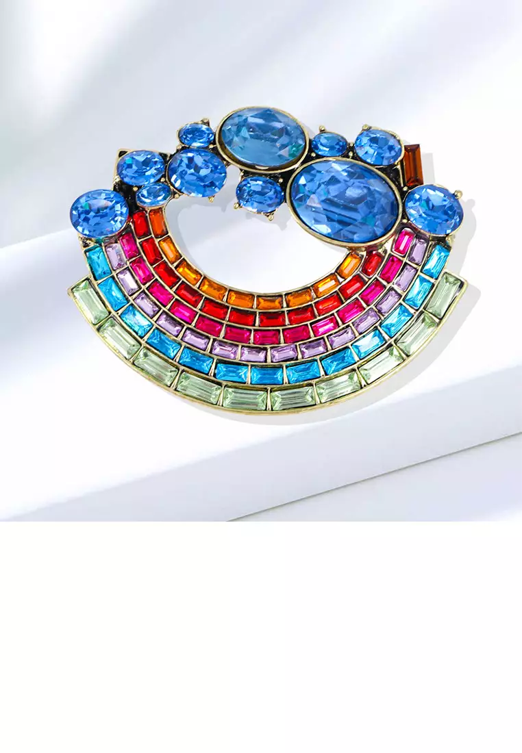 Rainbow brooch hotsell