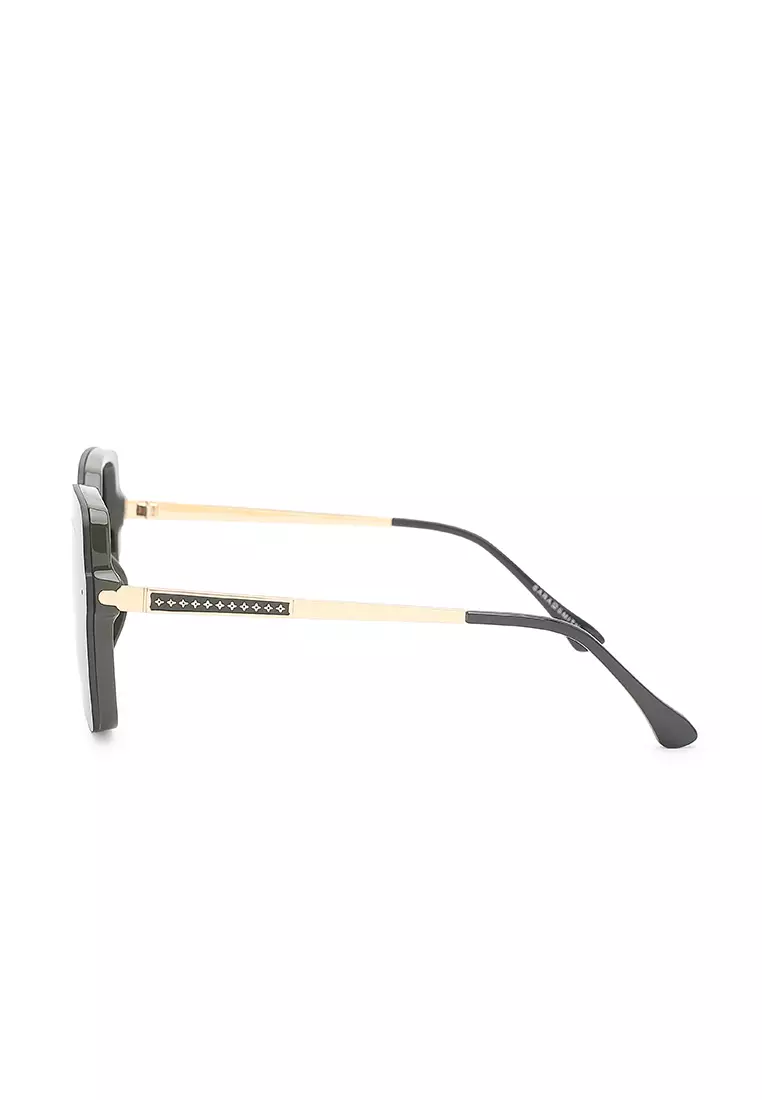 Unisex Fashion Sunglasses - Matcha Green / Grey