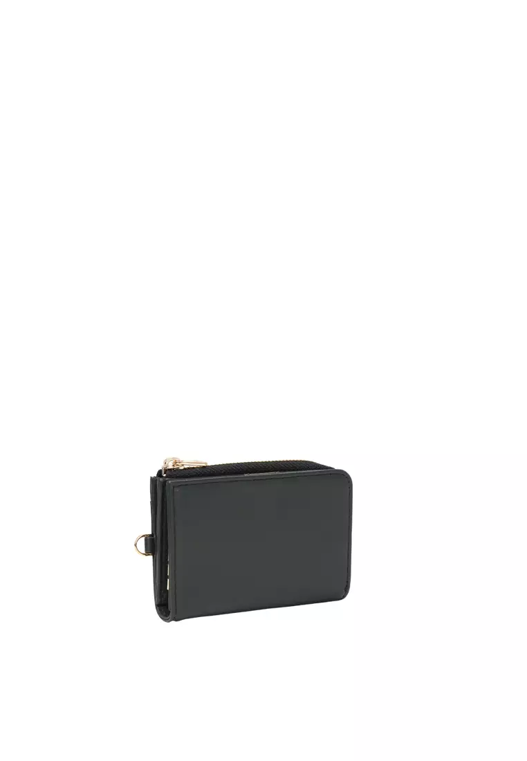 L-Zip Key Case - Black