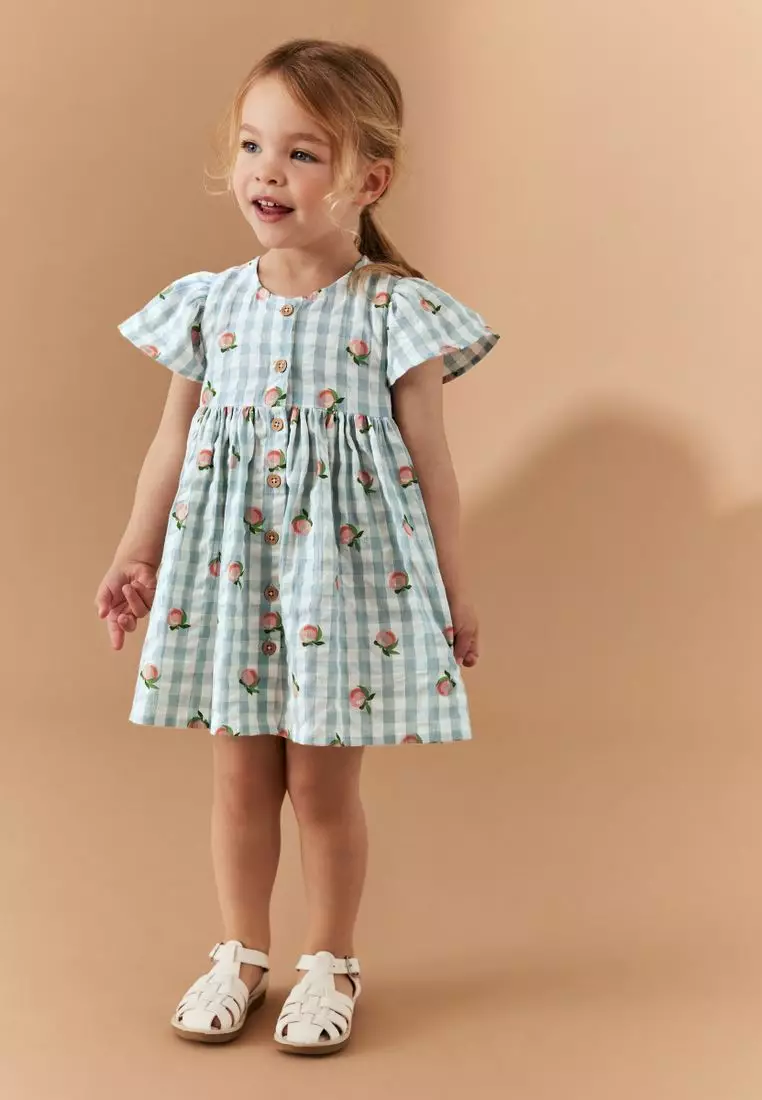 Girl cotton dress outlet