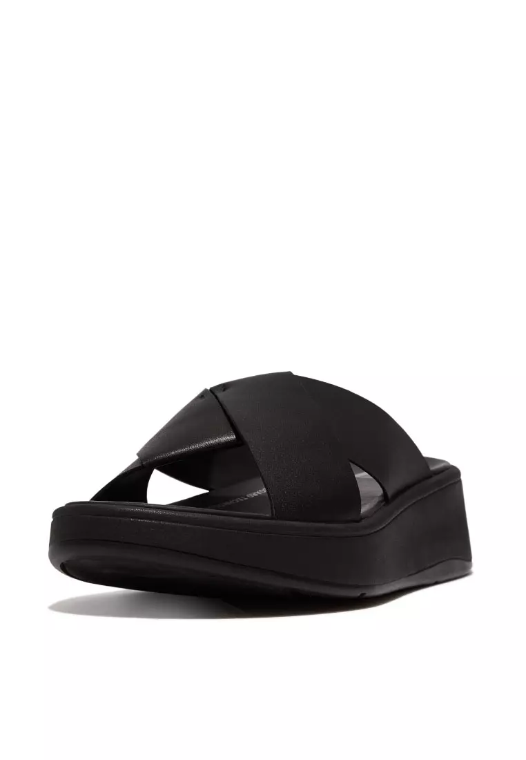 All black slide clearance sandals