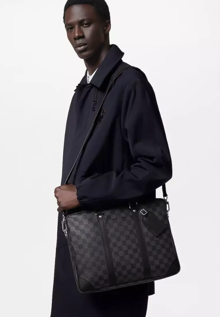 Porte-Documents Voyage PM Damier Graphite