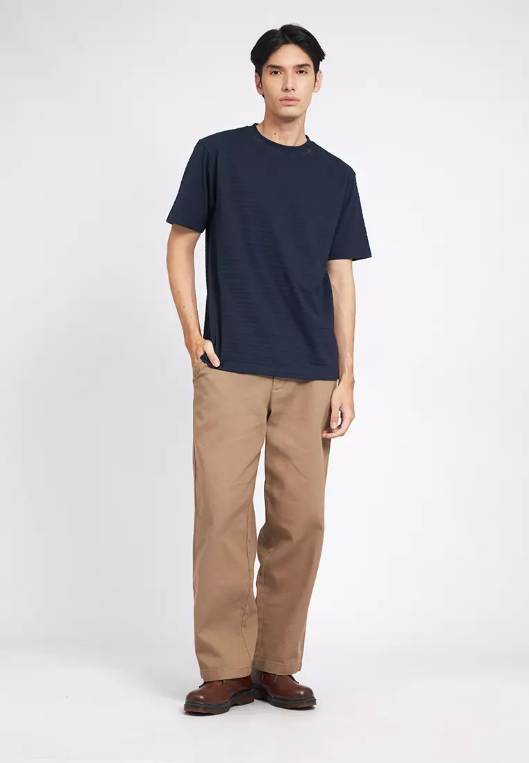 Short Sleeve Textured T-Shirt