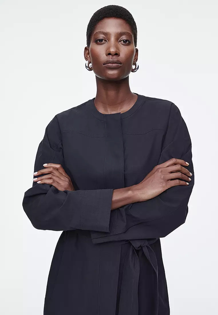 Belted Utility Shirt Dress