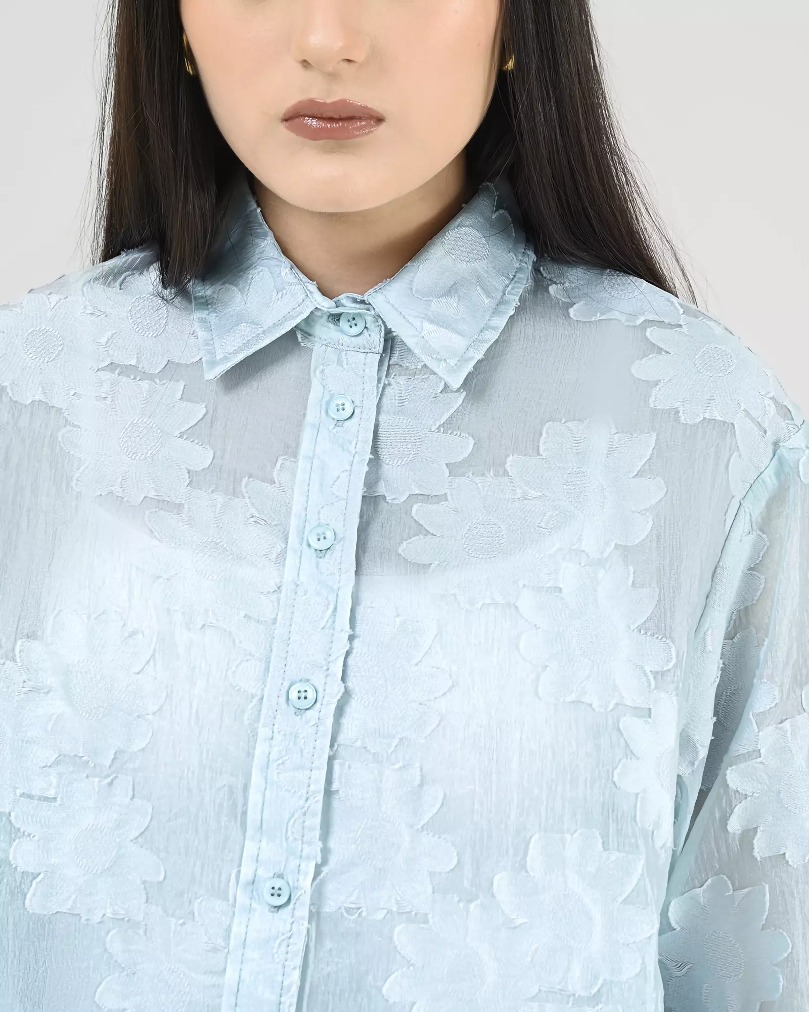 Geulis.id LIBBY SHIRT - Lightblue