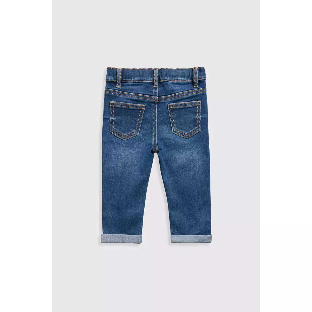 Mothercare Mid-Wash Regular-Fit Jeans - Celana Panjang Denim Bayi Laki-laki (Biru)