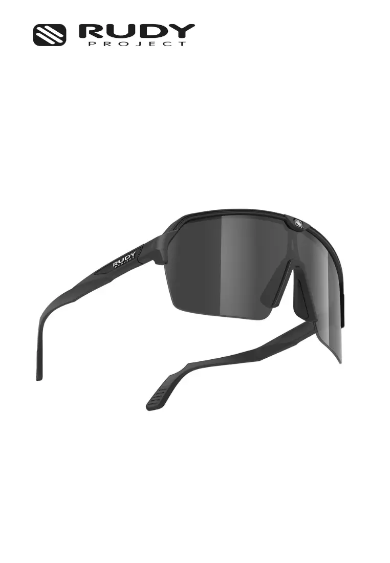 Spinshield Air Sports Performance Sunglasses – Black Matte Smoke Black|UV Protection