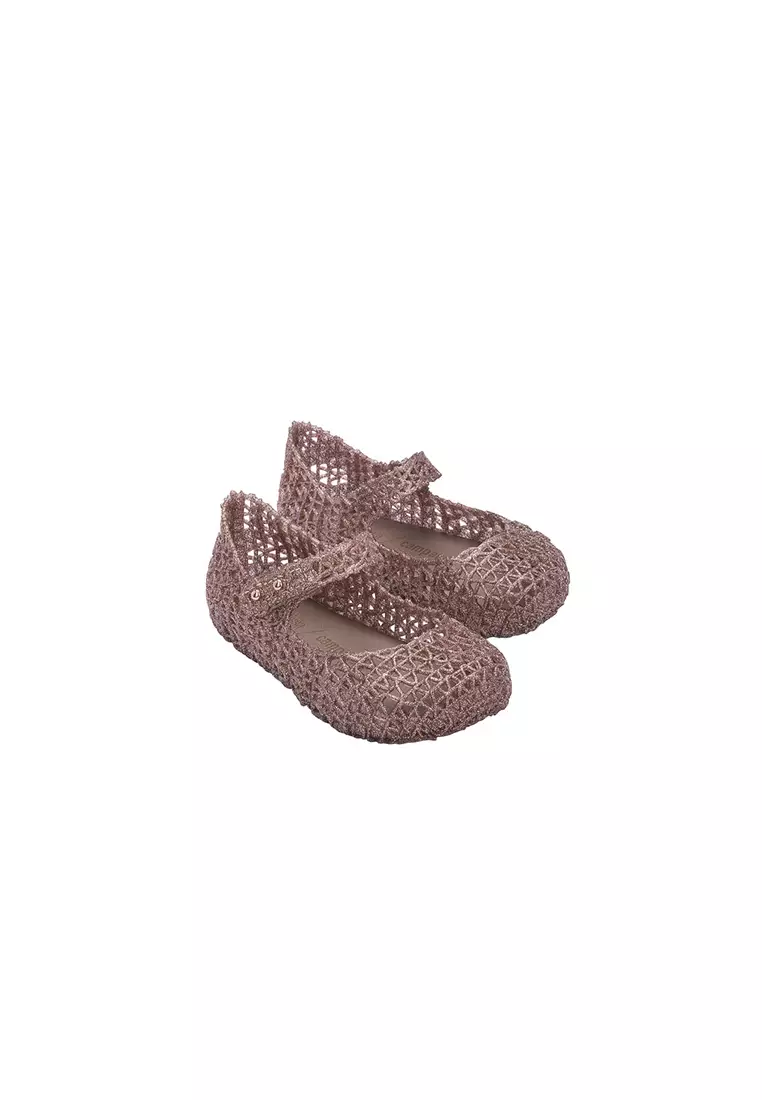 Mini Campana Papel BB Toddlers Flats - Rose Glitter