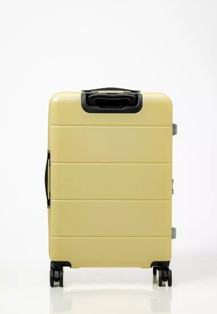 Yellow hard case luggage outlet