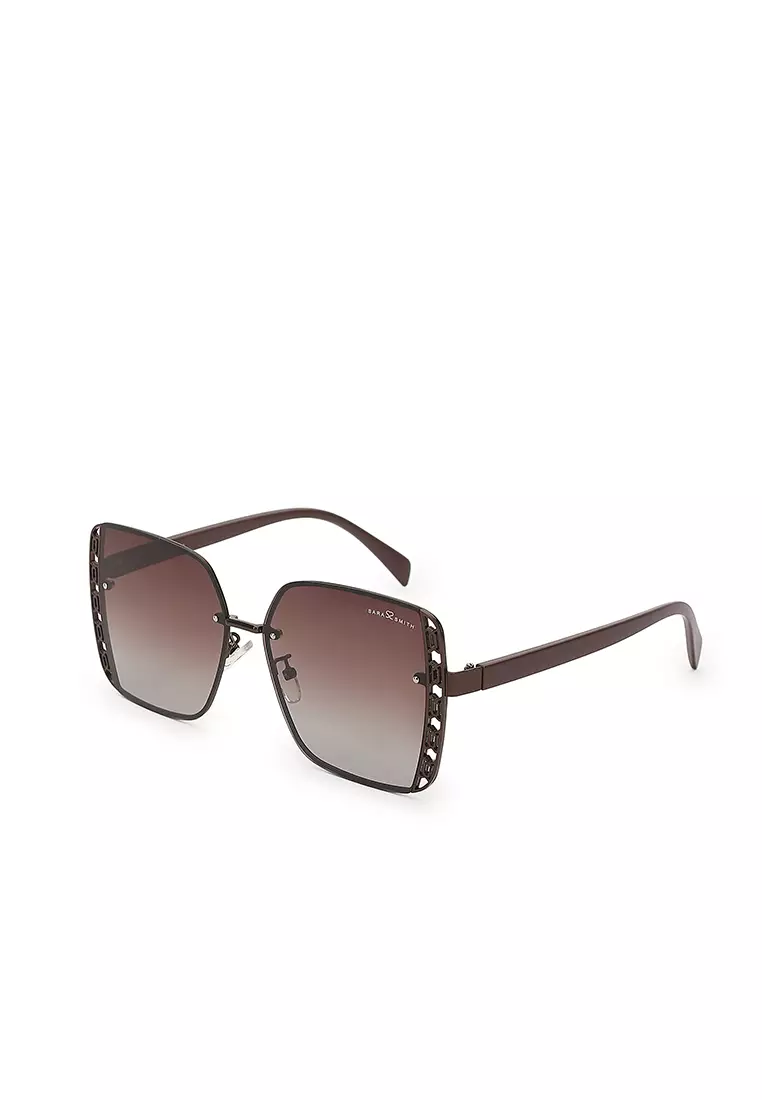 Unisex Polarized Oversized Sunglasses (Kacamata Hitam) - Cokelat