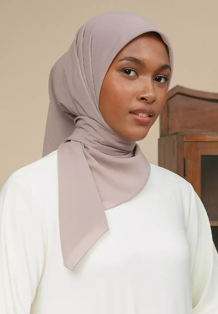 Nala Voal Square Purple Grey