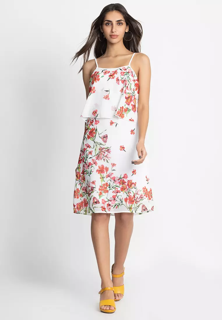 White a cheap line summer dress