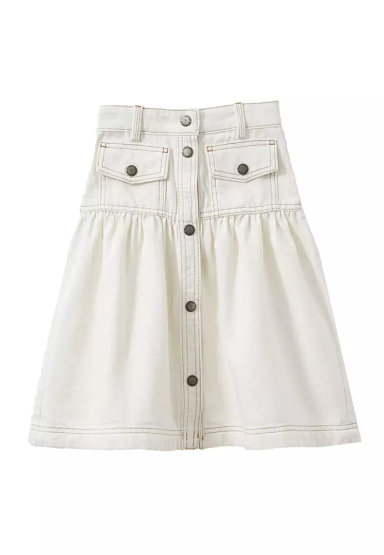 Buy Cotton On Kids Cherie Denim Midi Skirt 2025 Online ZALORA