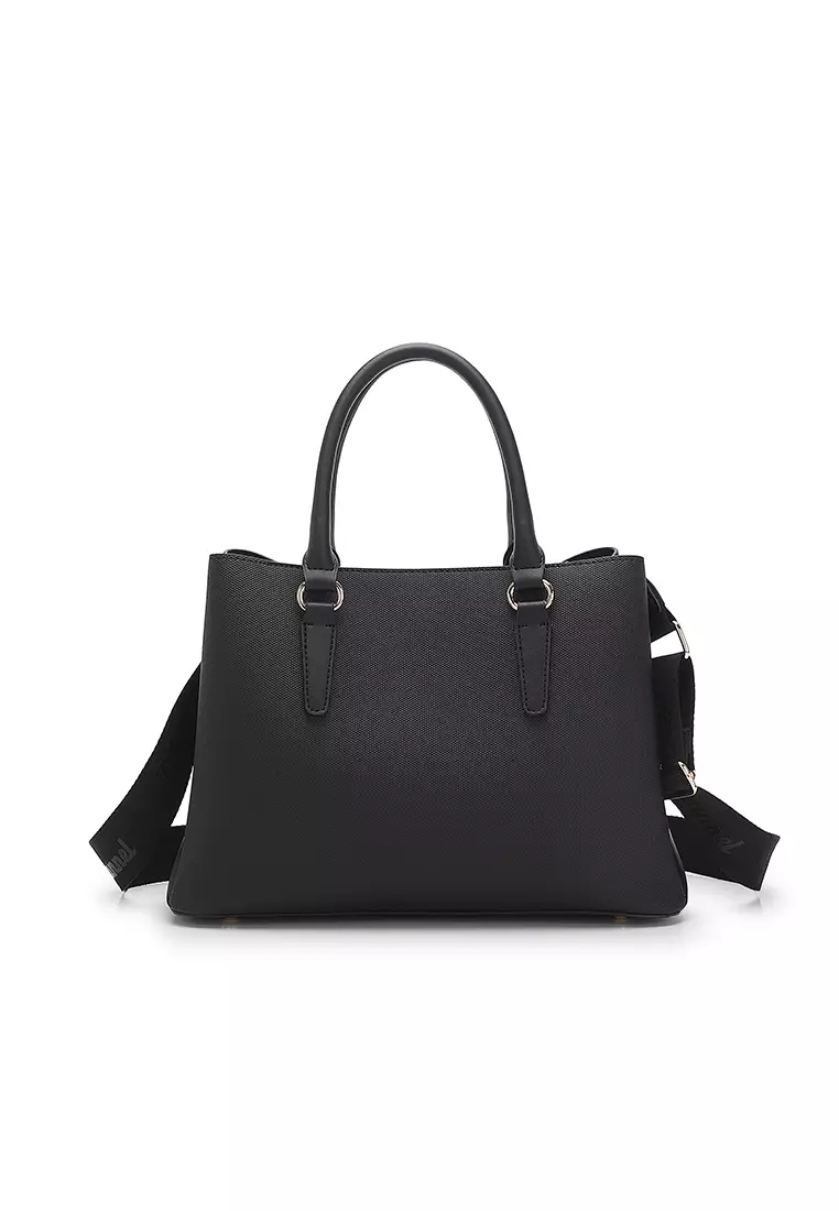 Women's Top Handle Bag / Sling Bag / Crossbody Bag - Black