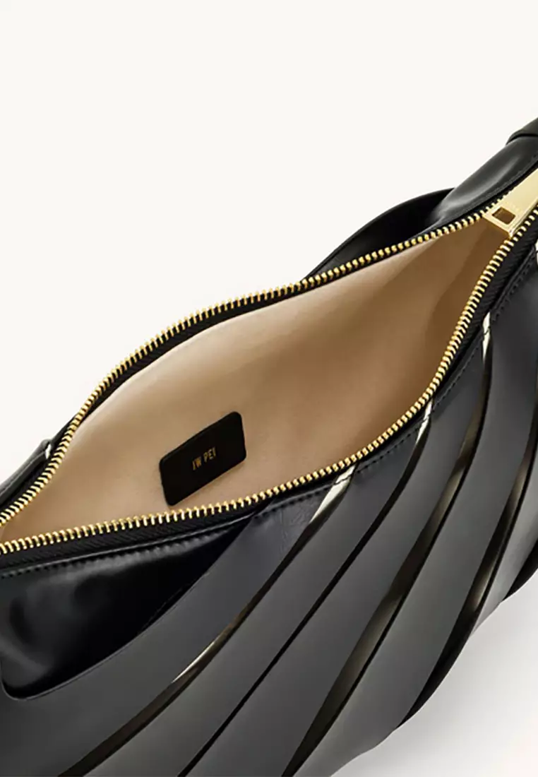 Jana Hollow Out Shoulder Bag - Black