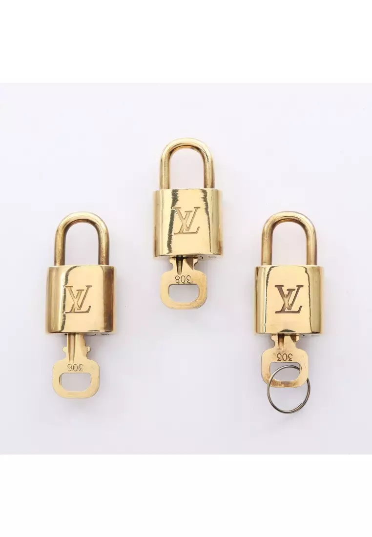Buy Louis Vuitton Pre-loved LOUIS VUITTON padlock padlock gold