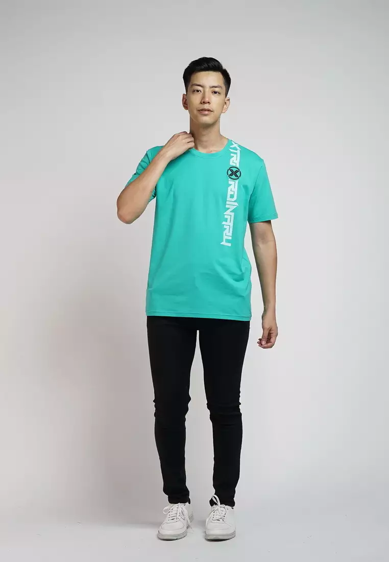 XTRAORDINARY T-Shirt Cotton Spandex Bordir Pria 48062