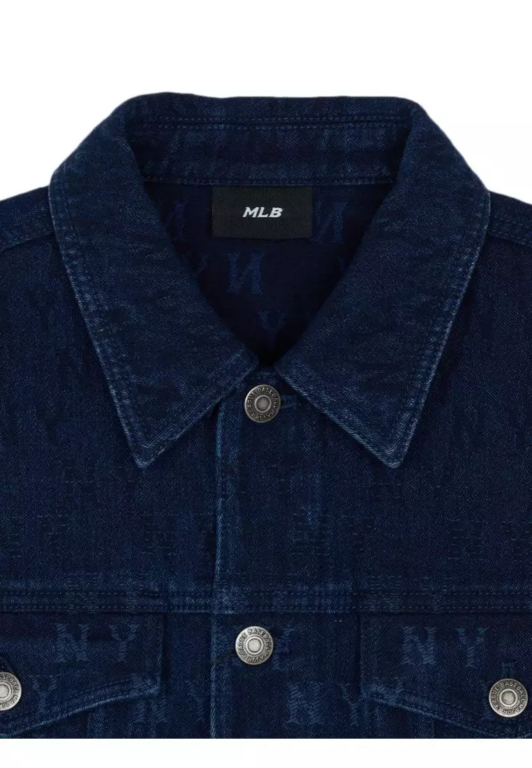 CLASSIC MONOGRAM GRADATION DENIM TRUCKER JACKET NEW YORK YANKEES