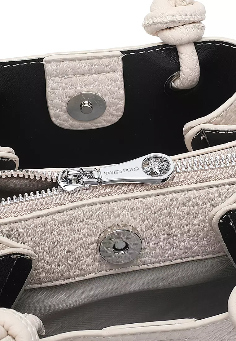 Women's Top Handle Bag / Sling Bag / Crossbody Bag / Shoulder Bag - White