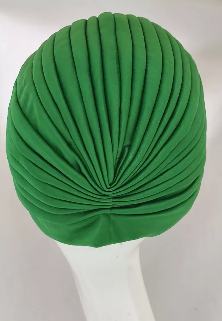 Plain Head Turban Wanita Jolly Green