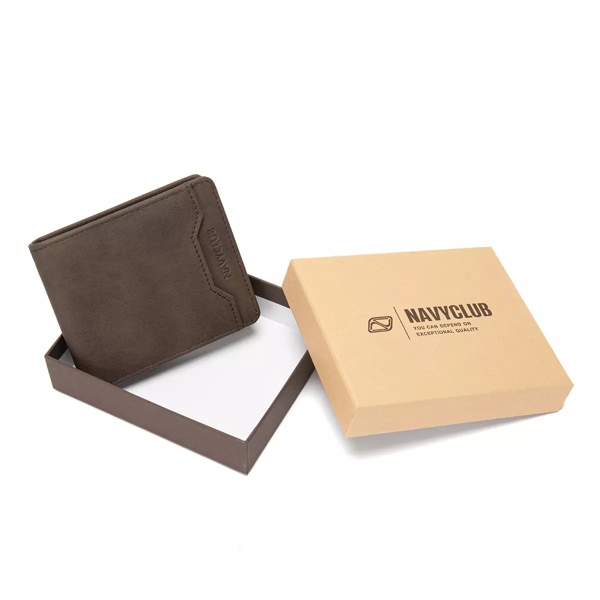 Navy Club Marvis Dompet Pria Kasual PU- Dompet Lipat Free Box Exclusive