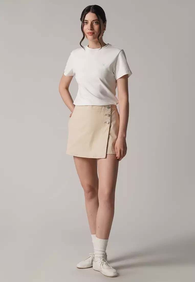 Soft Rib Crew Neck T-Shirt