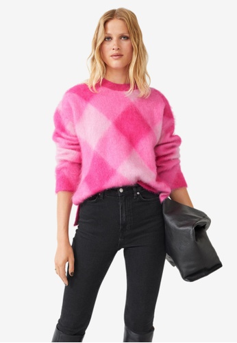 Buy u0026 Other Stories Diagonal Plaid Mohair Jumper 2023 Online | ZALORA  Singapore
