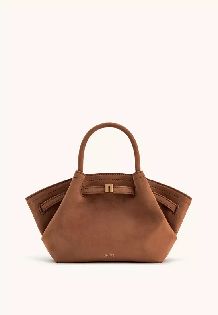 Hana mini suede & leather crossbody shop