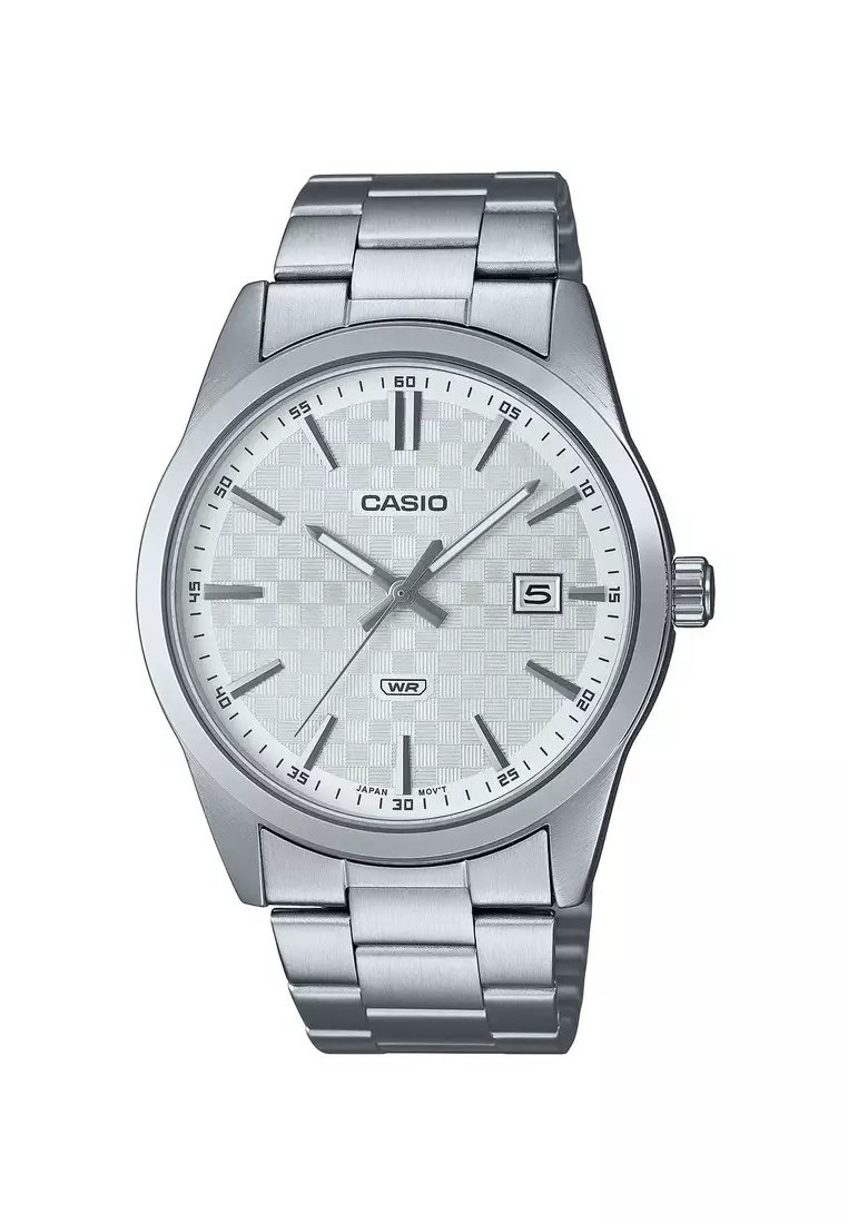 Casio stainless hot sale steel band