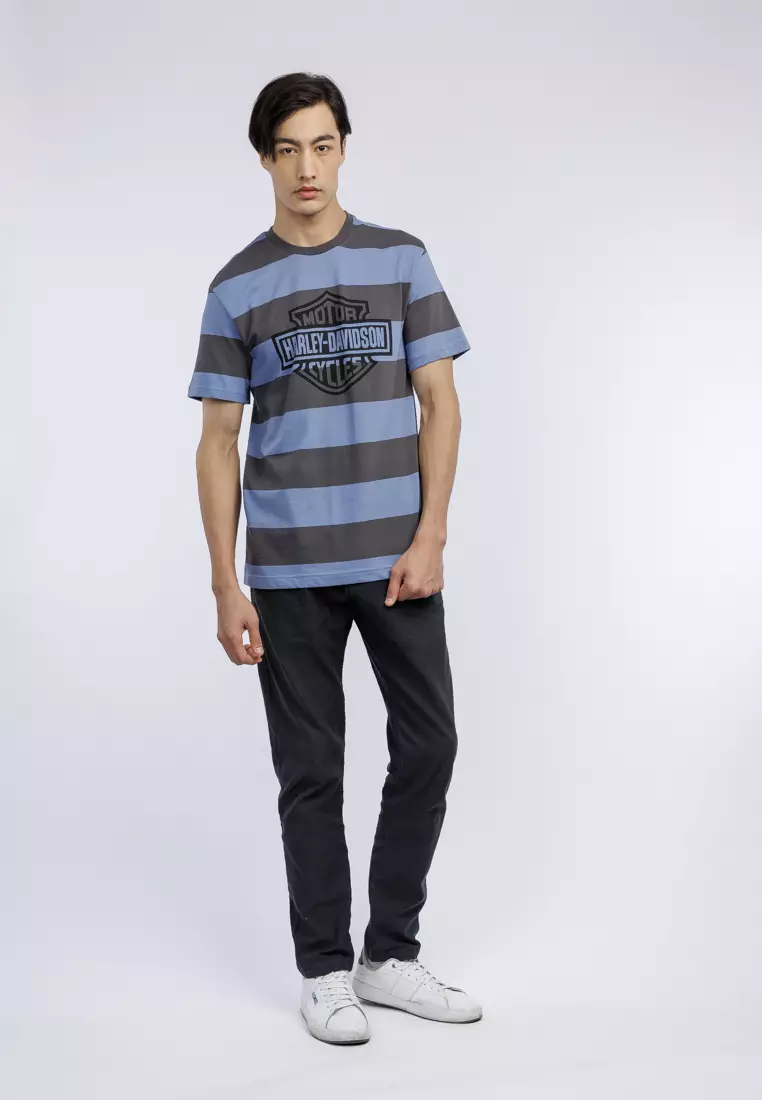 Harley-Davidson Bar & Shield Striped Tee