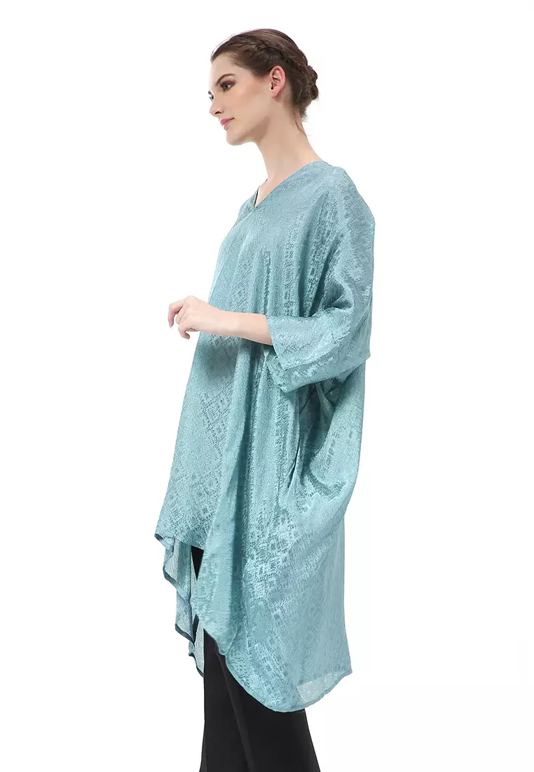 Albertine Tunik Blouse Atasan Kebaya Wanita Simple Design Material Viscose ORIGINAL - Tosca
