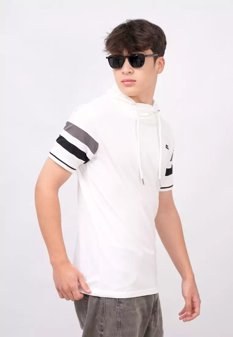 Ryusei Kaos Pria Turtleneck Nandito Kou CMB White