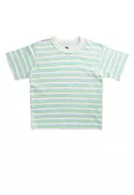 Vanilla/Tennis Green Stripe
