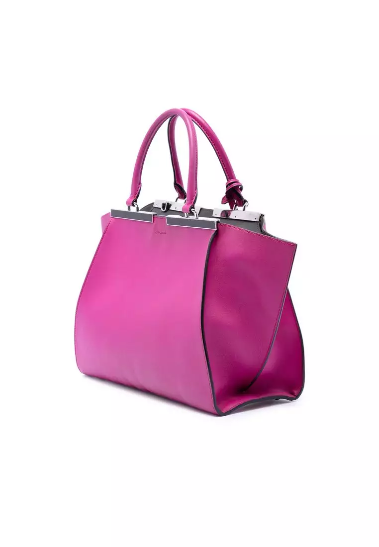 Pre-Loved Fendi Medium Calfskin 3jours Satchel