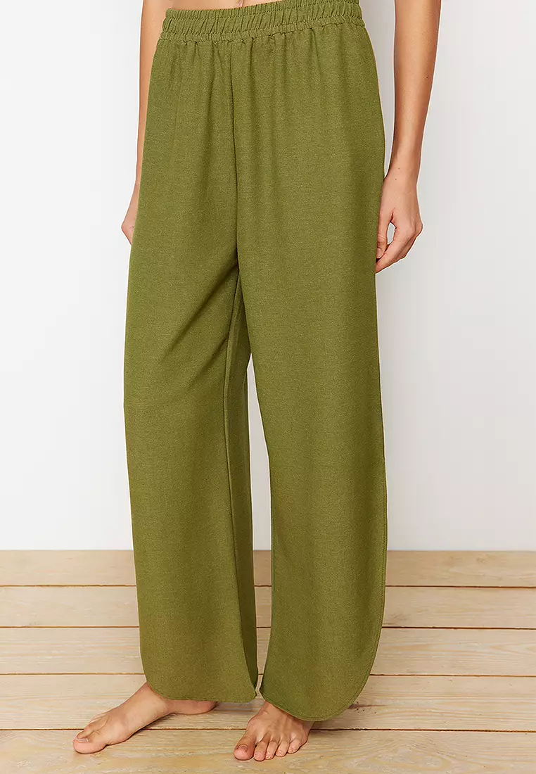 3/4 Sleeves Top & Pants Beach Set