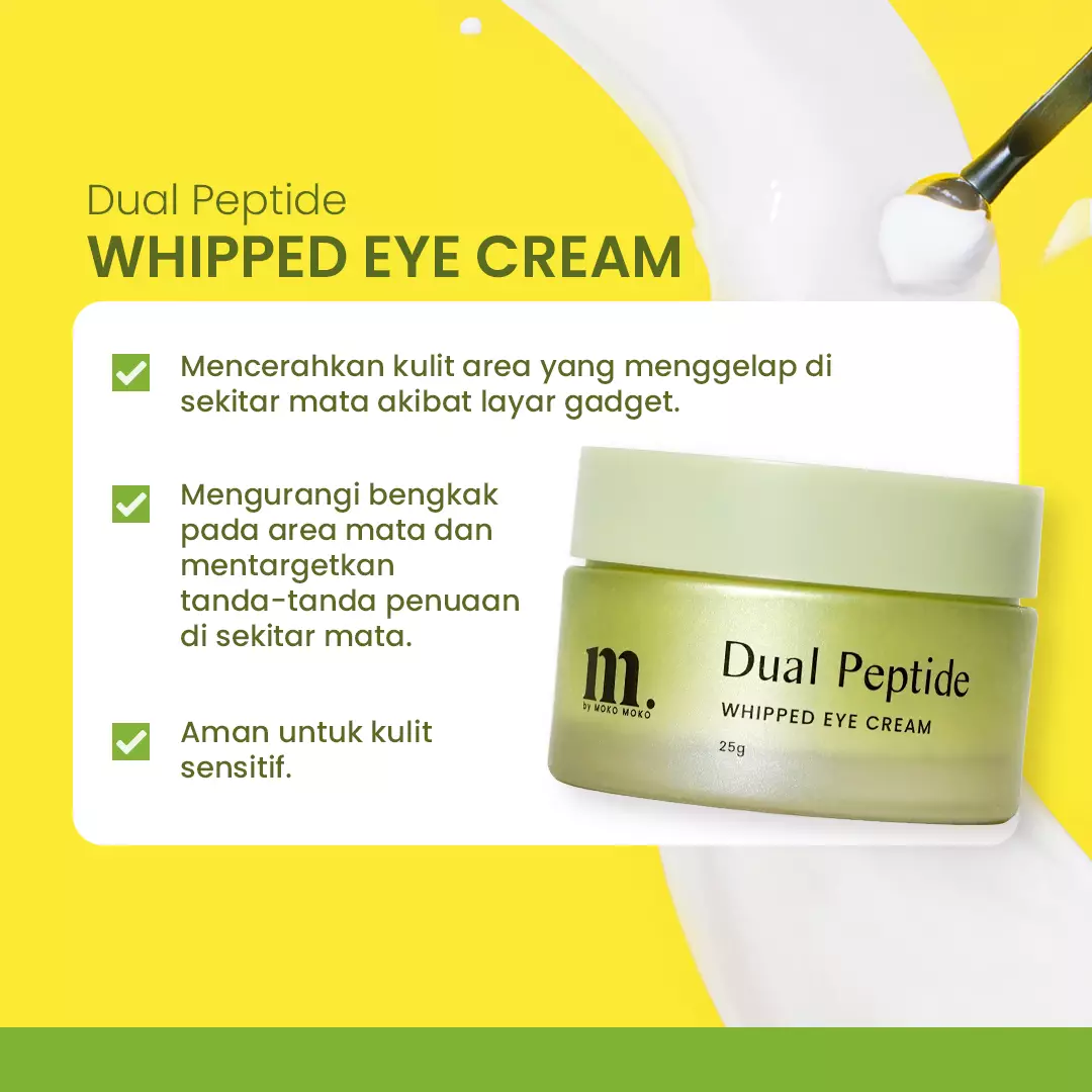 Moko Moko Dual Peptide Whipped Eye Cream 25gr