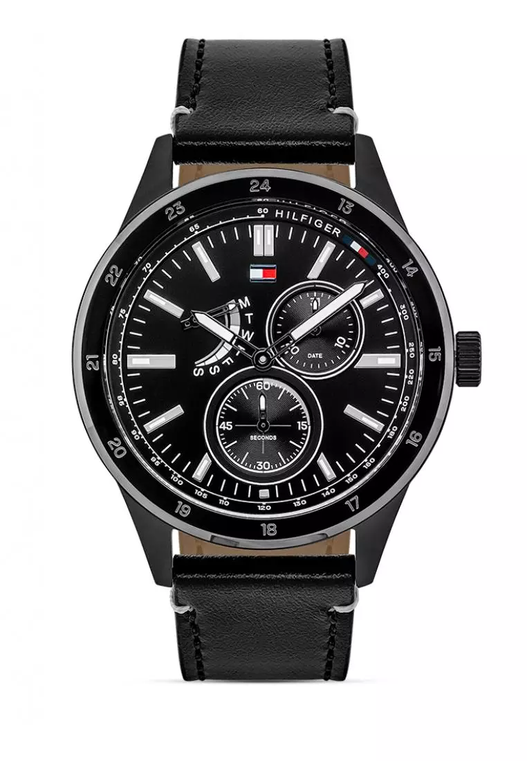 Buy Tommy Hilfiger Watches Men s Leather Strap Watches 2024 Online
