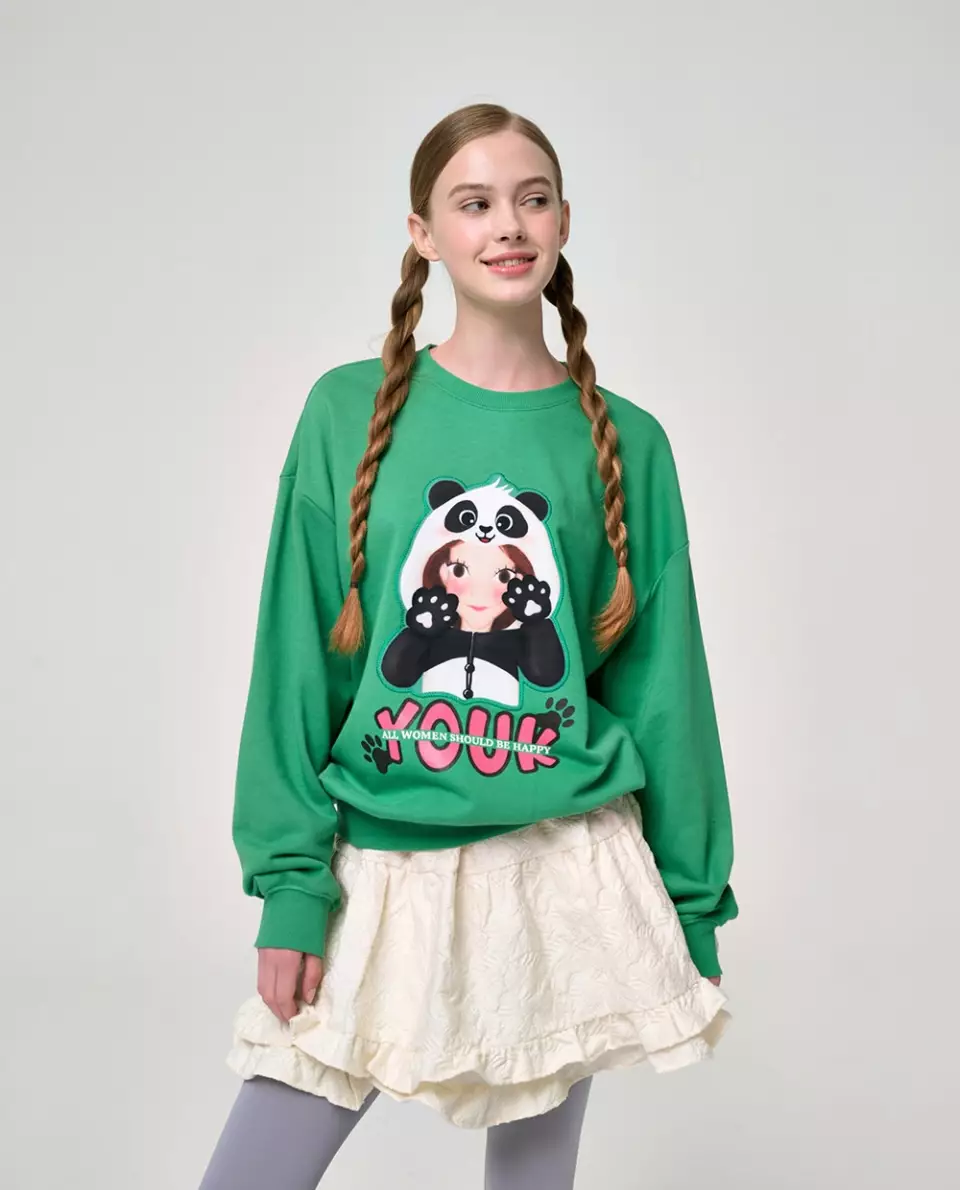 Bear Costume Sweatshirt F Luna
