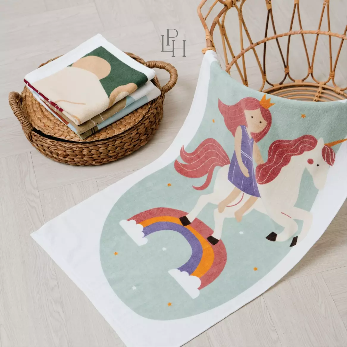 Little Palmerhaus - Little Terry Towel 47.0 (Handuk Bayi & Anak) Ocean Submarine