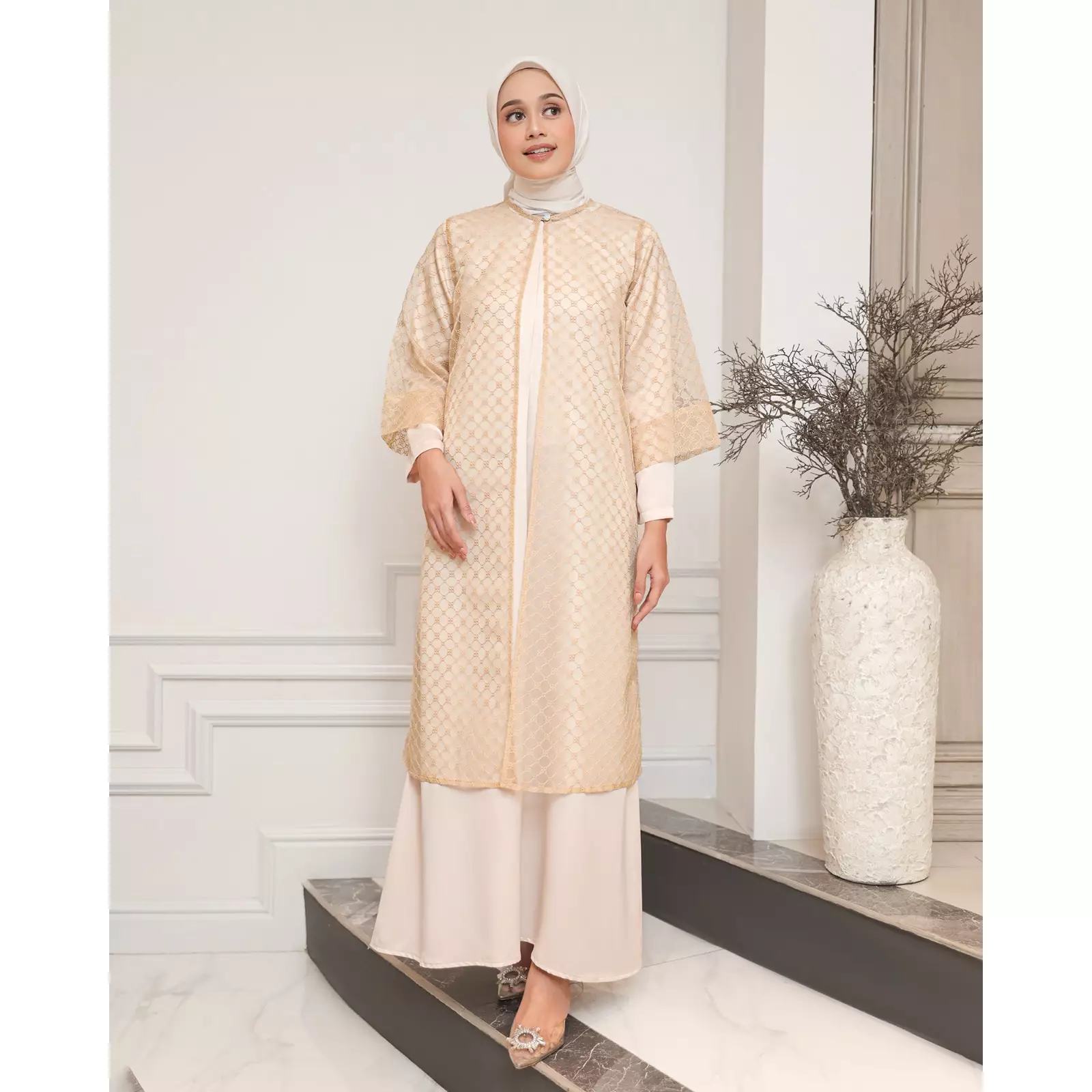 Geulis.id RAZIQA OUTER - Gold