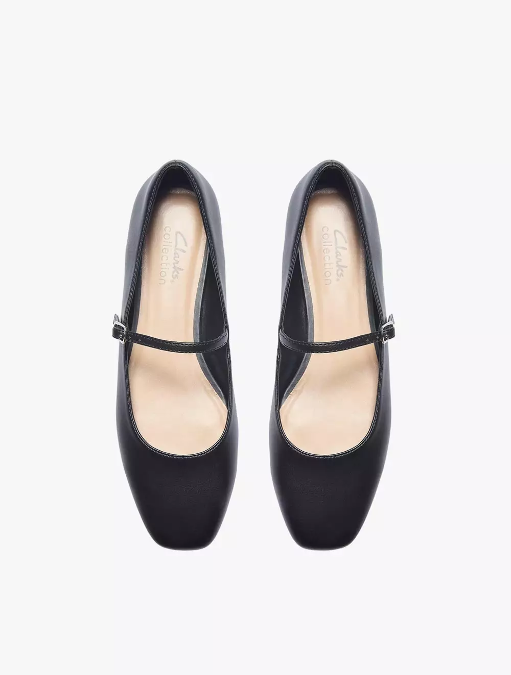 Clarks Emelina Gem Black Smooth